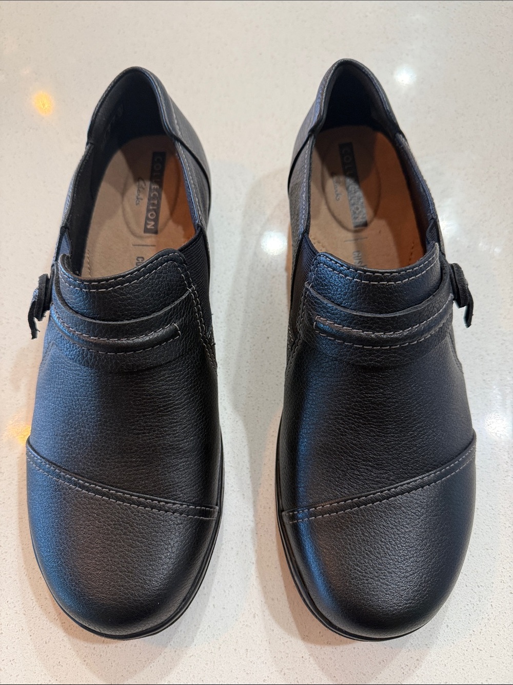 Clarks Comfort Slip-On Women’s  Shoe in Black Size Size 8 1/2